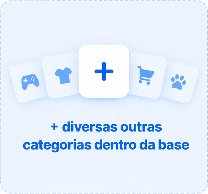 Diversas outras categorias dentro da base